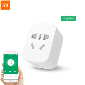 

Xiaomi Mi Mijia ZigBee Smart Socket WiFi APP Wireless Control Switches Timer Plug for Mi home App work with Mijia gateway 3