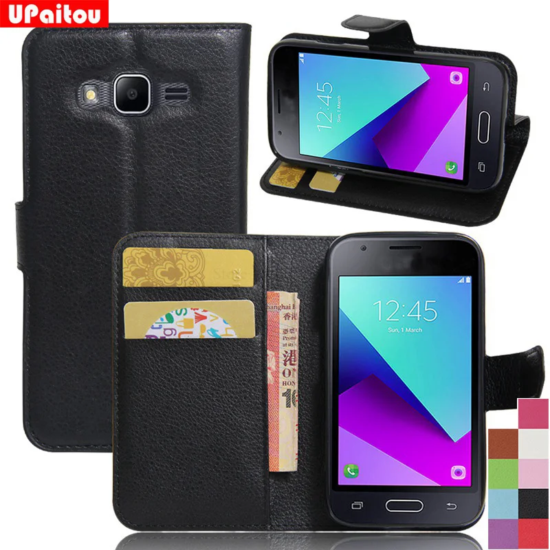 UPaitou для Samsung Galaxy J1 Mini Prime J106F кожаный чехол-бумажник с подставкой чехол J1mini