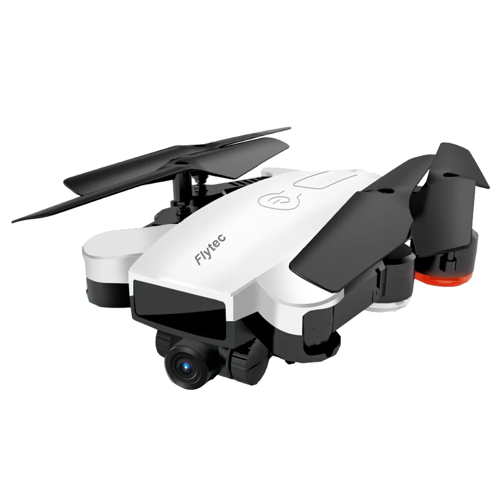 Flytec Складная мини-воздушная камера управление жестами Дрон - Цвет: White