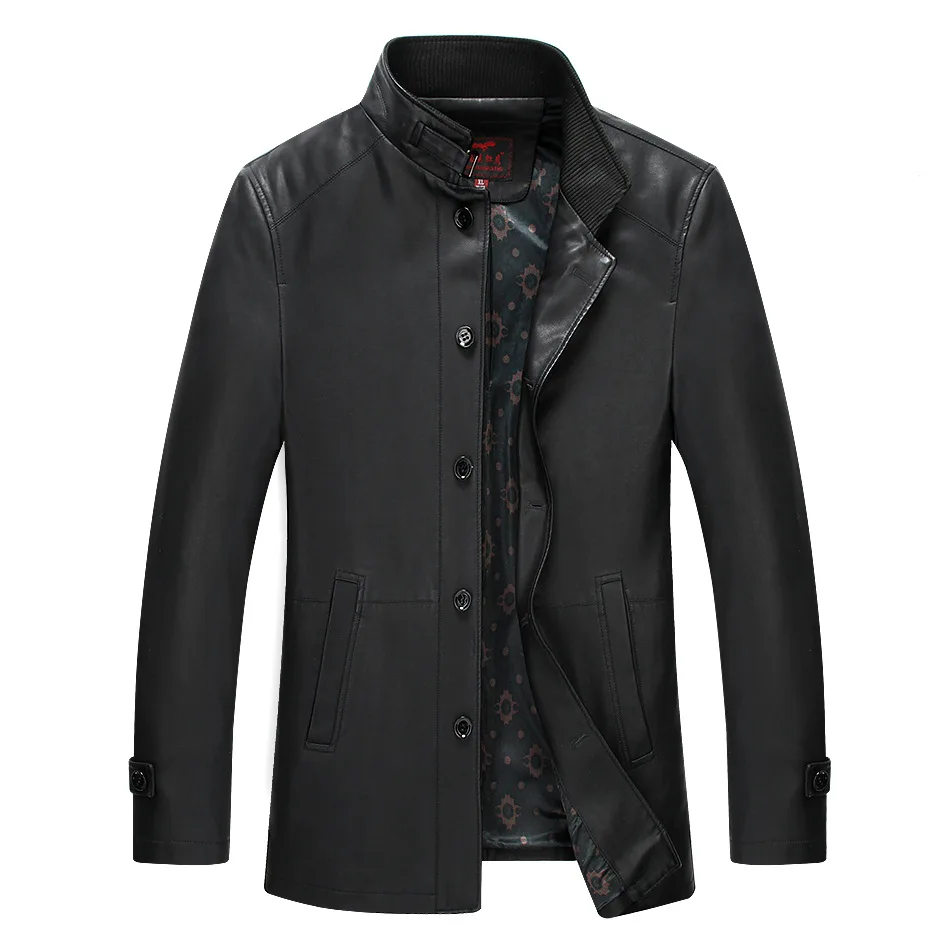 Кожаная куртка Для мужчин модные высококачественные темпера Для мужчин t Простой Большой Газа короткого отдыха Кожаные куртки Китай