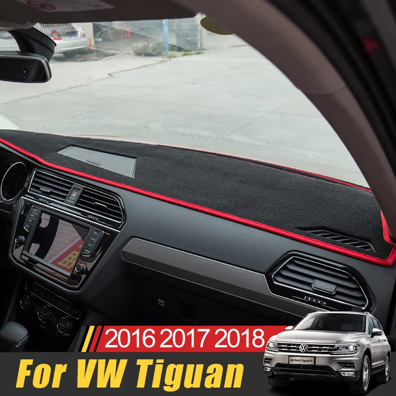 Для Volkswagen VW Tiguan 2009 2014 2015 2016 2017 2018 крышка приборной панели автомобиля затеняющий
