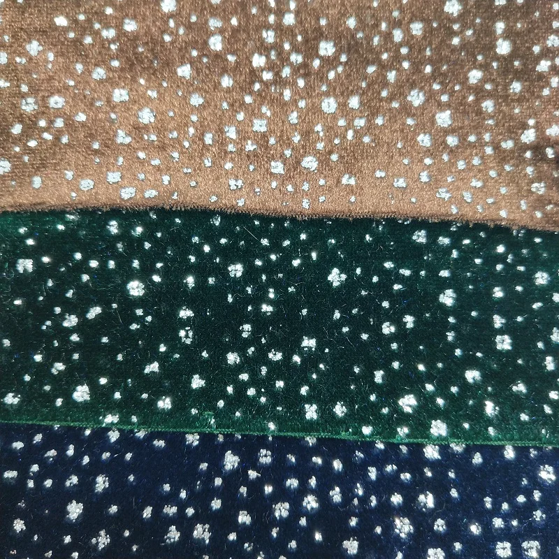 

91x134cm Synthetic Leather, Vinyl Fabric, Velvet Fabric with Silver Dots for Bows DIY accessories P2193