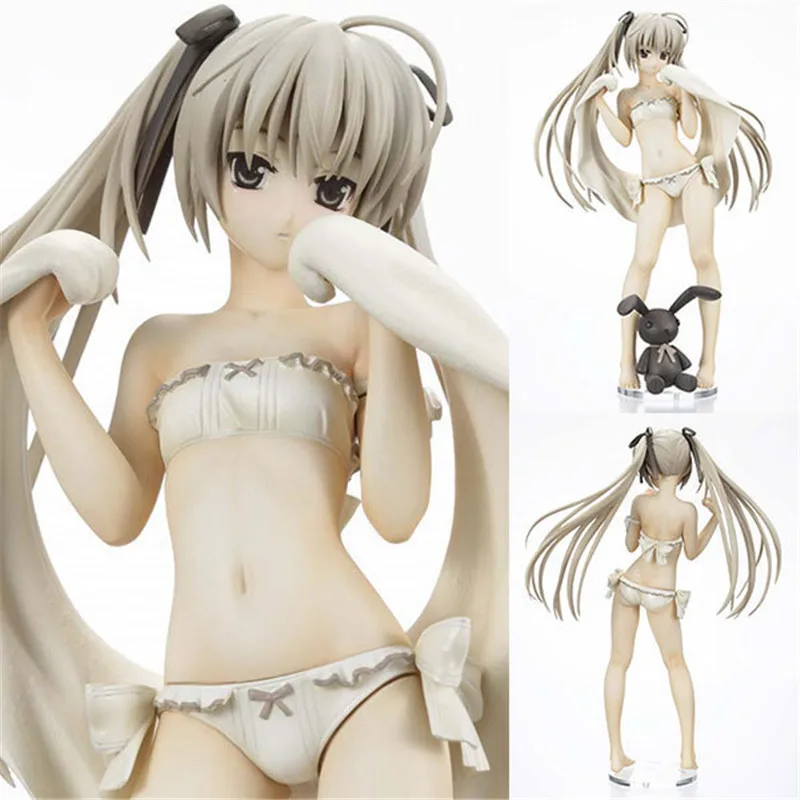 

Japan Anime Figuras 19cm Yosuga no Sora Kasugano in Bikini Sexy Girl PVC Action Figure Model Collection Toys Dolls Gift