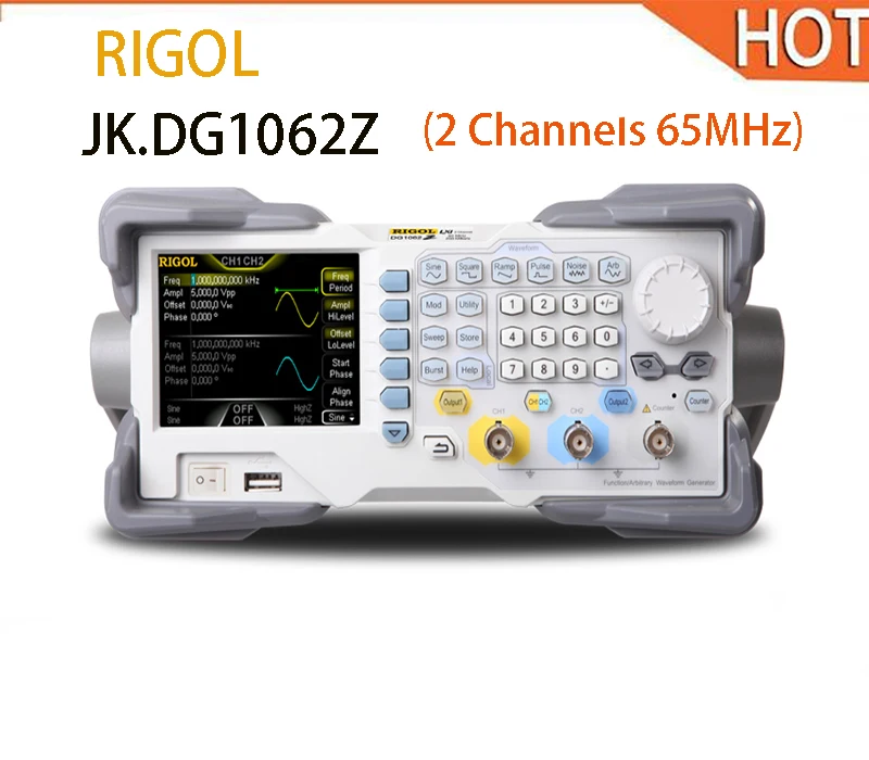 

2018 hot RIGOL Signal Generator DG1062Z Arbitrary Waveform Function Generator 65MHZ