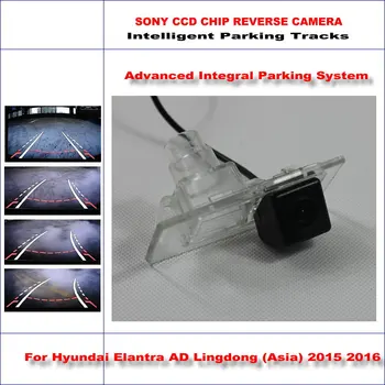 

HD CCD SONY Rear Camera For Hyundai Elantra AD Lingdong Intelligent Parking Tracks Reverse Backup / NTSC RCA AUX 580 TV Lines