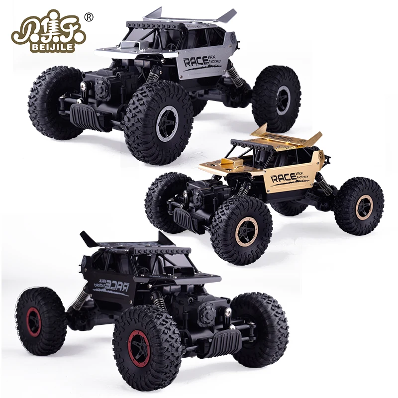 1:18 4dw 2.4 ГГц 4x4 с свет электрический Metal Rock сканеры ралли двойной Двигатель Bigfoot