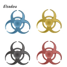 Elsadou Fidget Toy Tri-spinner Zinc Fire Hand Spinner Finger Stress Spinner