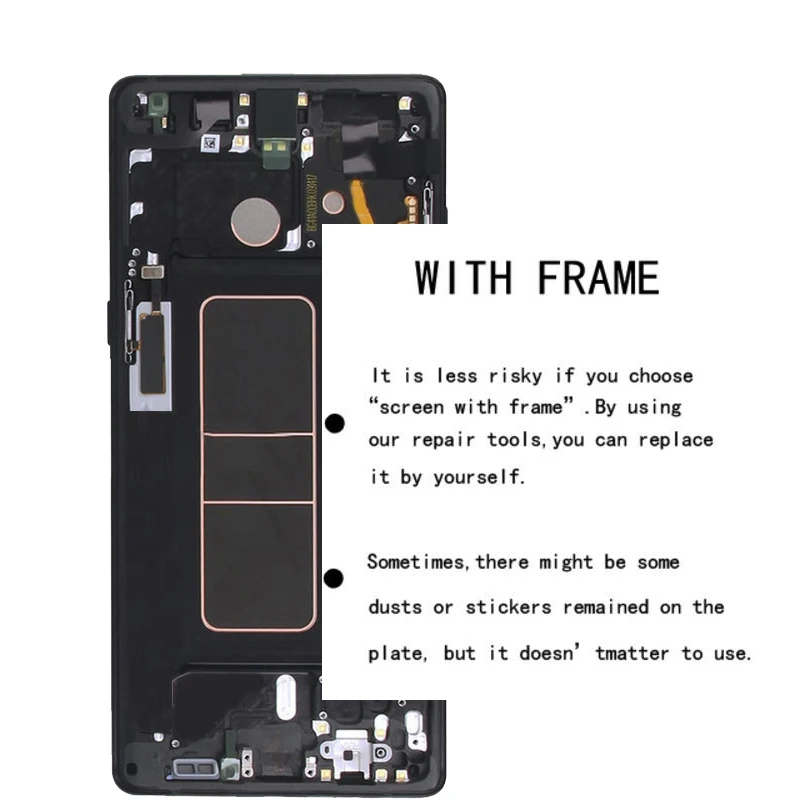 6," ЖК-дисплей с рамкой для SAMSUNG Galaxy Note 8 Note8 N950 N950FD N950U, сенсорный ЖК-экран, дигитайзер