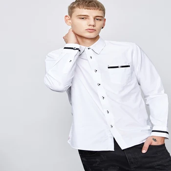 

Casual White Youth Mens Shirts Slim Fit Summer Cotton Sleeve Vintage Korean Style Long Shirts Men High Quality Shirts Coats Men