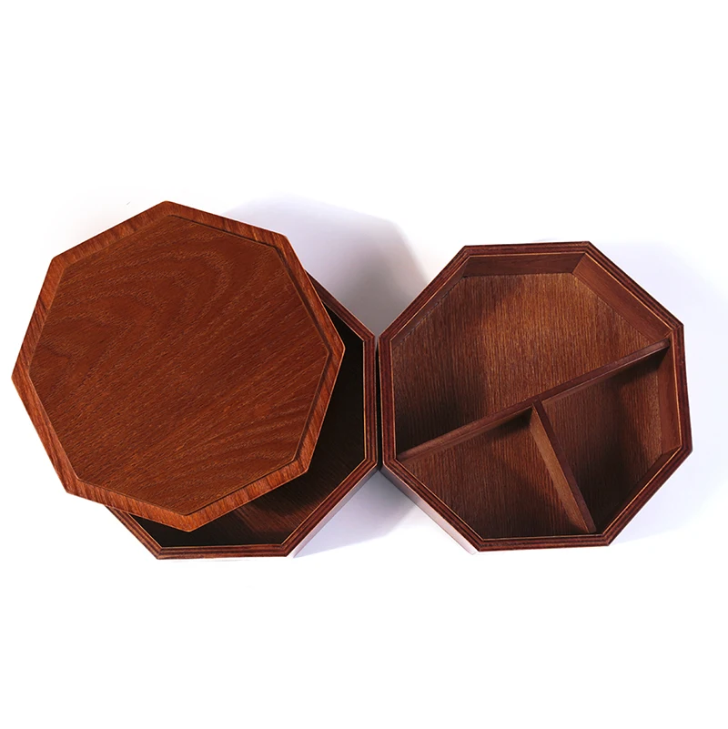 В японском стиле деревянный обеденный ящик из твердой древесины пикник коробка для суши сухие фрукты Портативный двойной бенто коробка деревянные столовые приборы