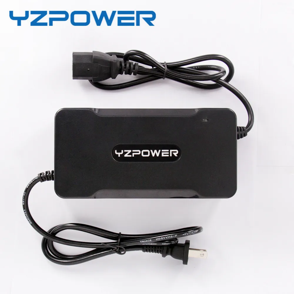 YZPOWER CE ROHS 54 6V 4A Smart Lithium Battery Charger For 48V Lipo Li ion Electric