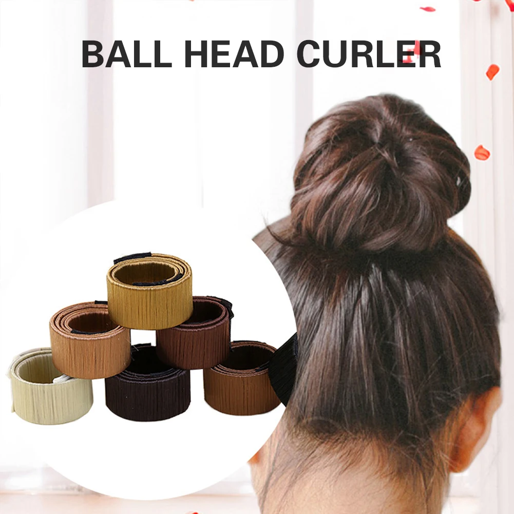 

Synthetic Wig Donuts Bud Head Band Ball Hair Accessories Twist Magic DIY Tool Bun Maker Sweet French Dish Made Hair Band CW31