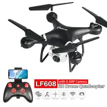 LF608 дрона с дистанционным управлением HD Широкий формат 4-Дрон с осями Профессиональный складной Квадрокоптер Безголовый ключ возврата RC дроны VS KY601S HJ14 дроны