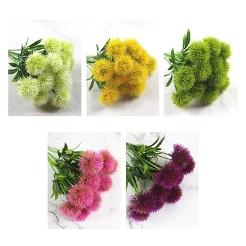 

500pcs Single Stem Dandelion Artificial Flowers Dandelion Plastic Flower Wedding Decorations 26cm Table Centerpieces W9948