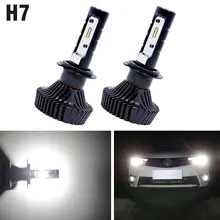 Estilo do carro canbus quente philips chips de led h4 h7 do farol do carro 6 s H11 9005 9007 160 W 12000LM 6000 K Led Farol Kit DRL Fog Lâmpadas