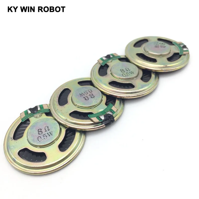 2pcs/lot New Ultra-thin speaker 8 ohms 0.5 watt 0.5W 8R speaker Diameter 40MM 4CM thickness 5MM