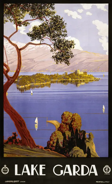 Lake Grada splendid Natuur Beauty Land Landschap Vintage