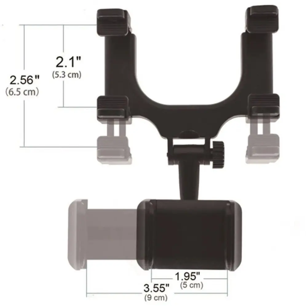 Автомобильный держатель для телефона, зеркало заднего вида, подставка, gps, подставка для смартфона, универсальный держатель для зеркала заднего вида