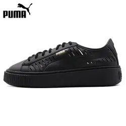 Оригинальный Новое поступление 2018 PUMA Basket Platform Лето Для женщин Скейтбординг обувь кроссовки