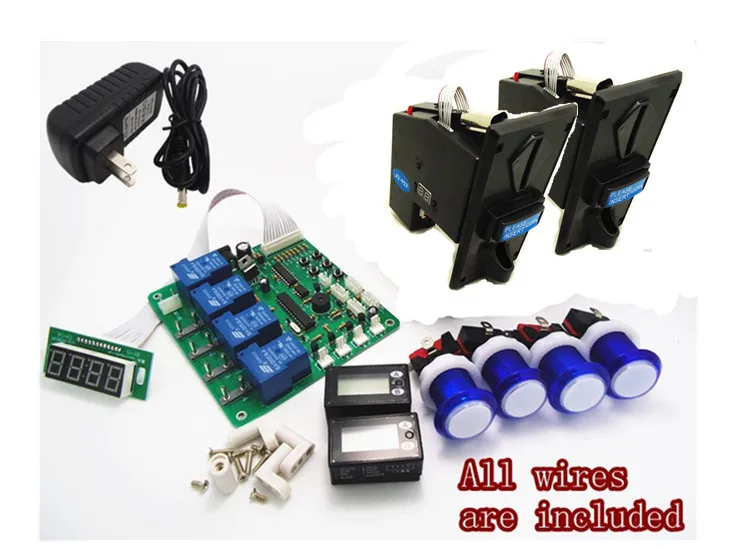 bilder für 1 kit für JY 21 4 ziffern minte: zweite münz timer board für 1-4 geräte maschinen mit 923 multi münzprüfer selector bilder für 1 kit für JY 21 4 ziffern minte: zweite münz timer board für 1-4 geräte maschinen mit 923 multi münzprüfer selector