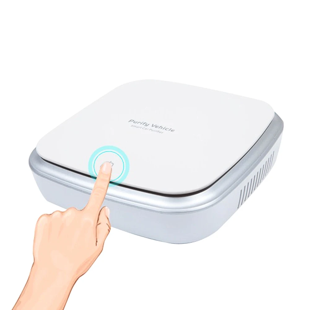 

Brand New Car Air Purifier Portable Travel Auto Air Cleaner with Adapter Sedan Air Freshener Remove Odor Smell Bacteria
