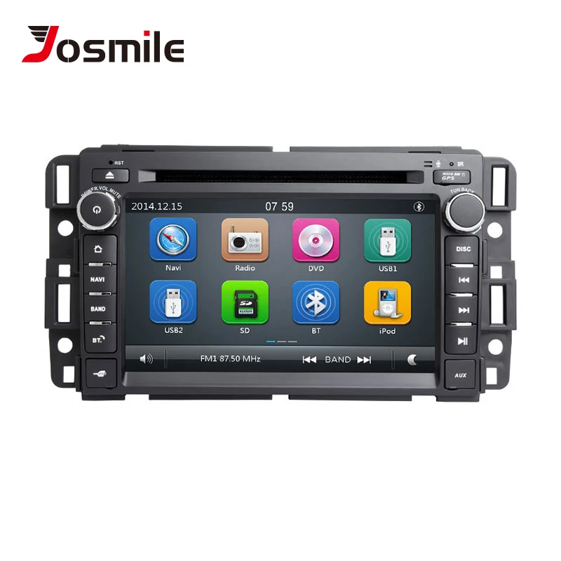 

1 Din Car DVD Player for GMC Yukon Sierra Chevrolet Traverse Express Acadia Denali Savana Equinox Tahoe Multimedia GPS AutoRadio