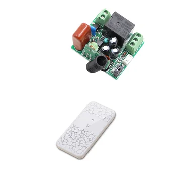 

315Mhz Wireless Remote Control Light Switch 10A Mini Relay Output Radio AC 220V 1 Channel Receiver Module + Transmitter