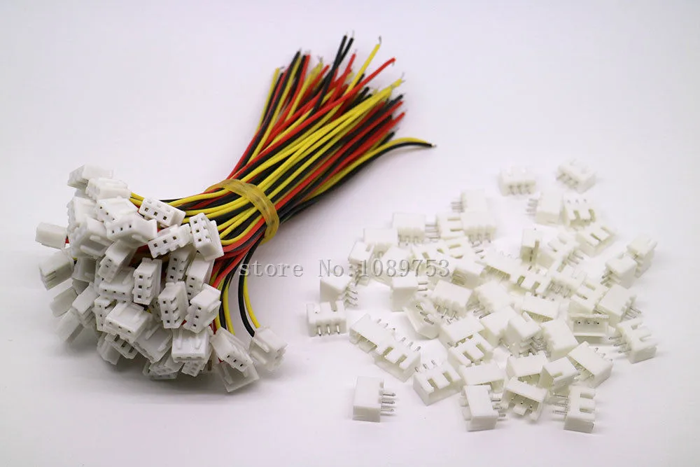 

20 SETS JST XH 2.5 3 Pin Battery Connector Plug Female & Male with 100MM Wire