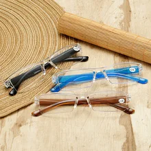 Модные очки для чтения в полуоправе для мужчин и женщин, винтажная компьютерная увеличительная линза для очков, роскошные женские очки для дальнозоркости 609