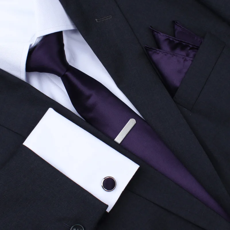 HAWSON дизайн костюм галстук Карманный квадратный набор с кнопкой крышка запонки и зажим для галстука в подарочной коробке для мужчин