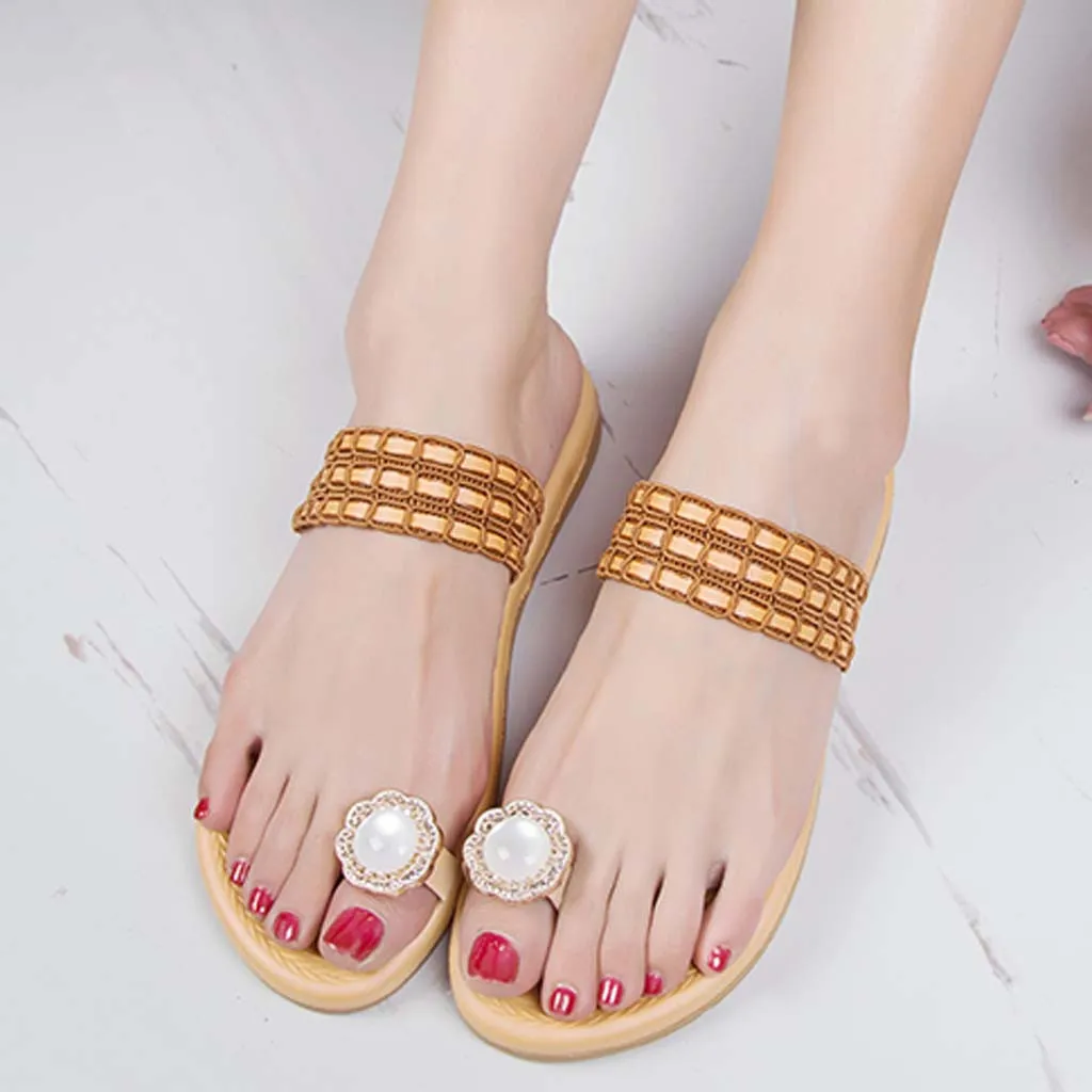 

Fashion 2519 Women's Fashion Slippers Woven Shoes Casual Shoes Flat Slippers Sandals Suitable for outdoorDrop shipping 25