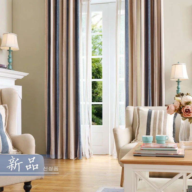Soft Cotton Drapes Curtains Bedroom Blackout Jacquard Window