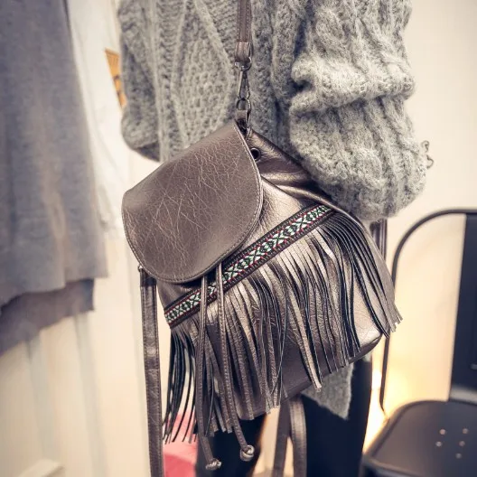 Luxury Designer Women Bags Tassel Backpacks Brand Leather Bag Female Small Backpack Mini Rucksack Bolsos Mochila