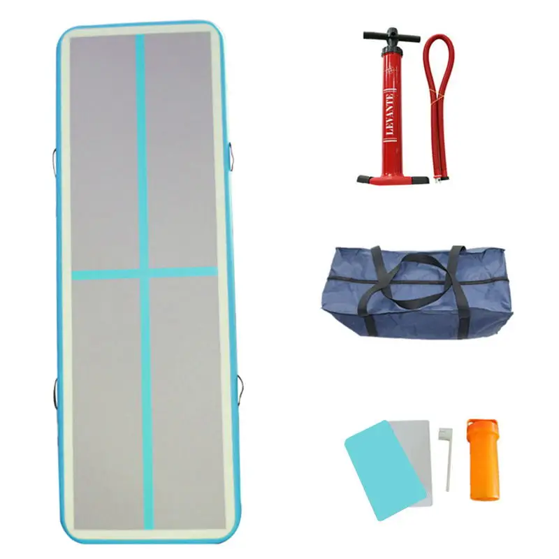 Большой Ривер Хил надувной коврик для прыжков для тренажерного зала с mintblue