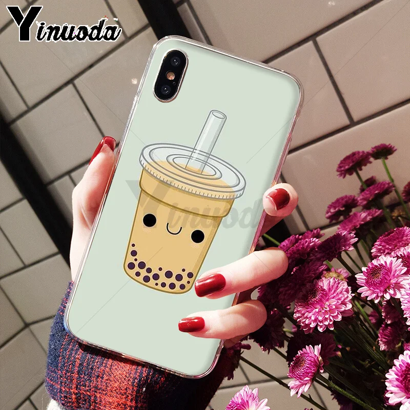 Summer drink milk tea bubble tea