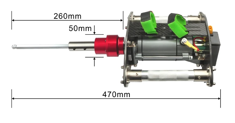 CRRCpro ES250 большой электрический стартер для двигателя 250CC для большого бензинового вертолета/дрона для защиты растений