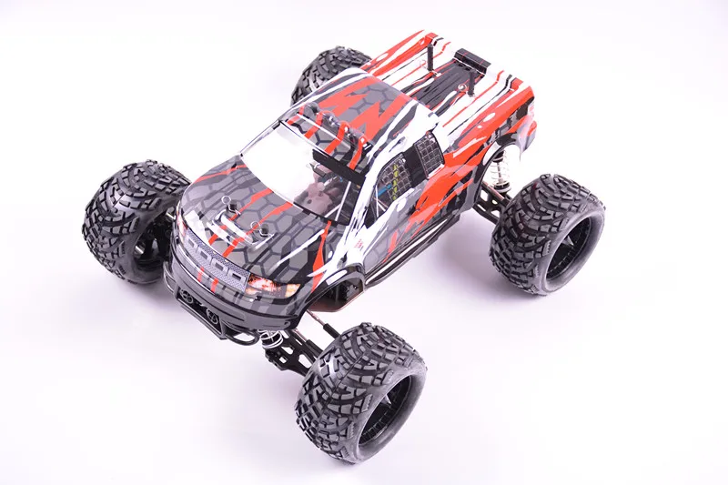 

1:10 Monster 4WD Truck GO 18 notro engin 2.4G Remote control transmitter