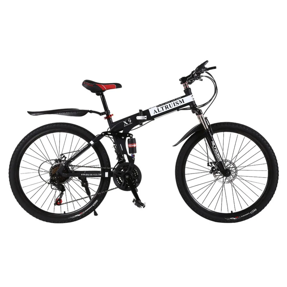 

ALTRUISM X9 Mountain Bike Steel Bicicleta 26-Inch 21-Speed Bicycles Dual Disc Brakes Variable MTB Speed Bikes Racin