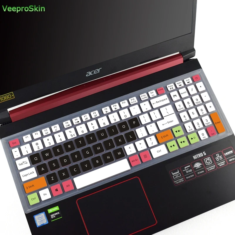 Чехол для клавиатуры ноутбука защитная пленка Acer Nitro 5 AN515 54 51M5 2019 54W2/17 3 &quotAcer AN517 51