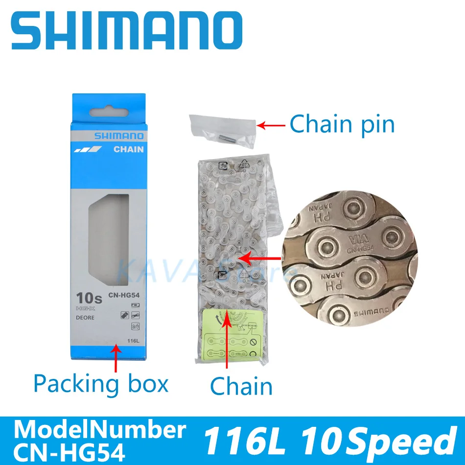 SHIMANO DEORE M6000 M610 HG54 114/116L цепи 10 Скорость горный велосипед инструмент для демонтажа