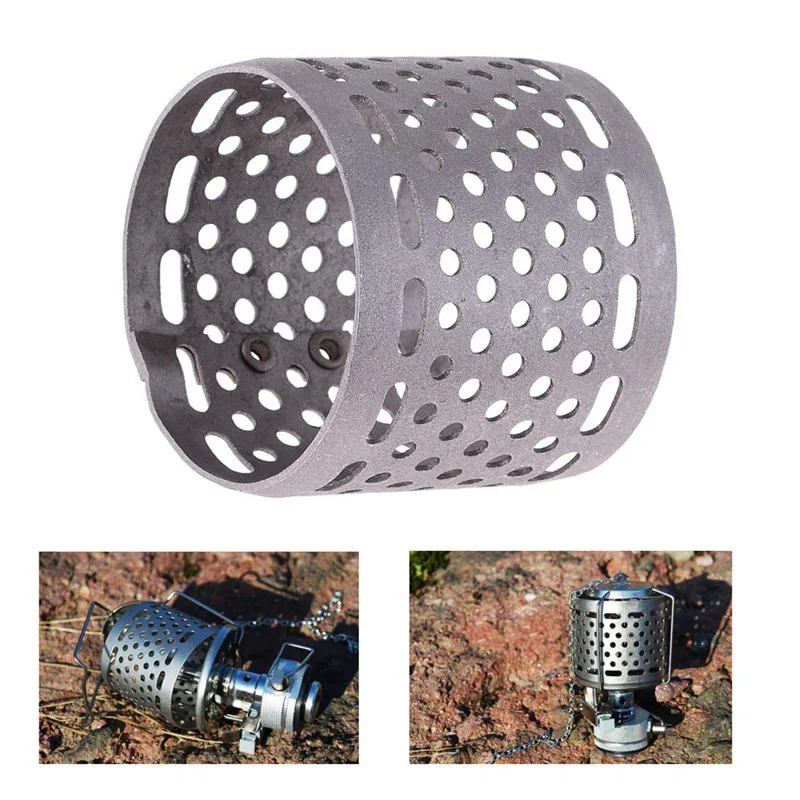 

Dropshipping Outdoor Climbing Metal Mesh Camping Lanterns Tent Lanterns Good Light Transmission Steam Lamp Metal Mesh Cover