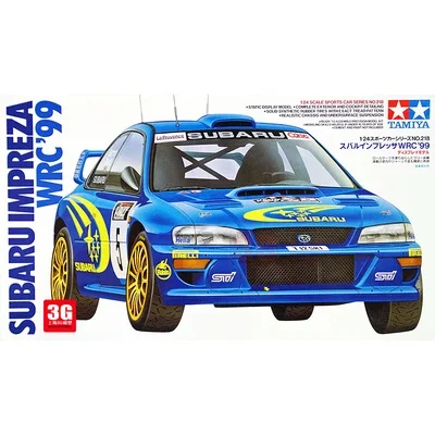 TAMIYA 1:24 масштабная пластиковая сборочная модель автомобиля SUBARU IMPREZA WRC'99 ралли модель гоночной машины строительный комплект 24218