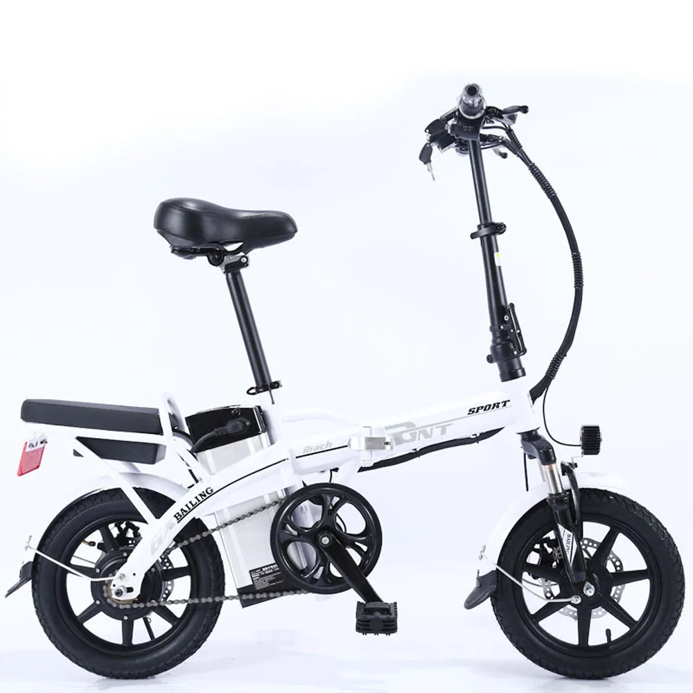 Excellent 14 inch foldable mountain bike lithium electric 48v 8A 250w high speed brushless motor adult electric bicycle 2 Excellent 14 inch foldable mountain bike lithium electric 48v 8A 250w high speed brushless motor adult electric bicycle 2
