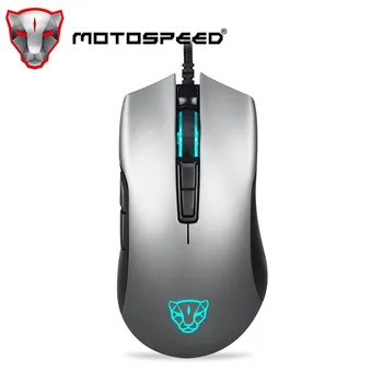 Motospeed V70 Проводная игровая мышь USB PMW3325 5000 точек/дюйм PMW3360 12000 точек/дюйм компьютерная RGB светодиодная разноцветная подсветка отправка с короб...