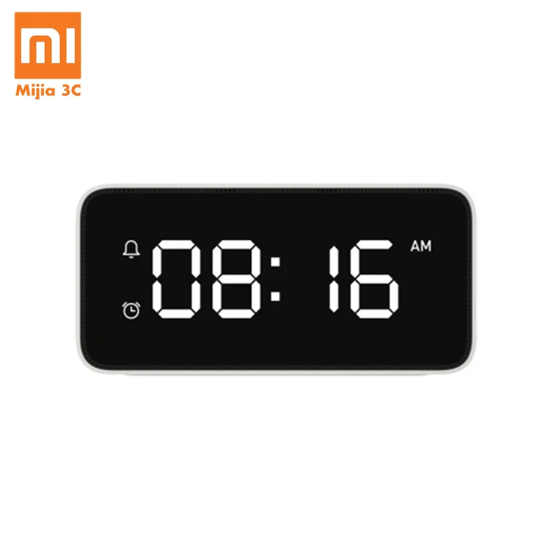 

Xiaomi Xiaoai Smart Voice Broadcast Alarm Clock ABS Table Dersktop Clocks Time Calibration Office Work with Mi Home App
