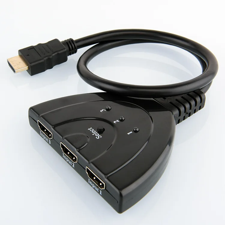 Мини разветвитель HDMI с 3 портами 4K штекер порта * 2K переключатель Splitte 1080P для HDTV Xbox