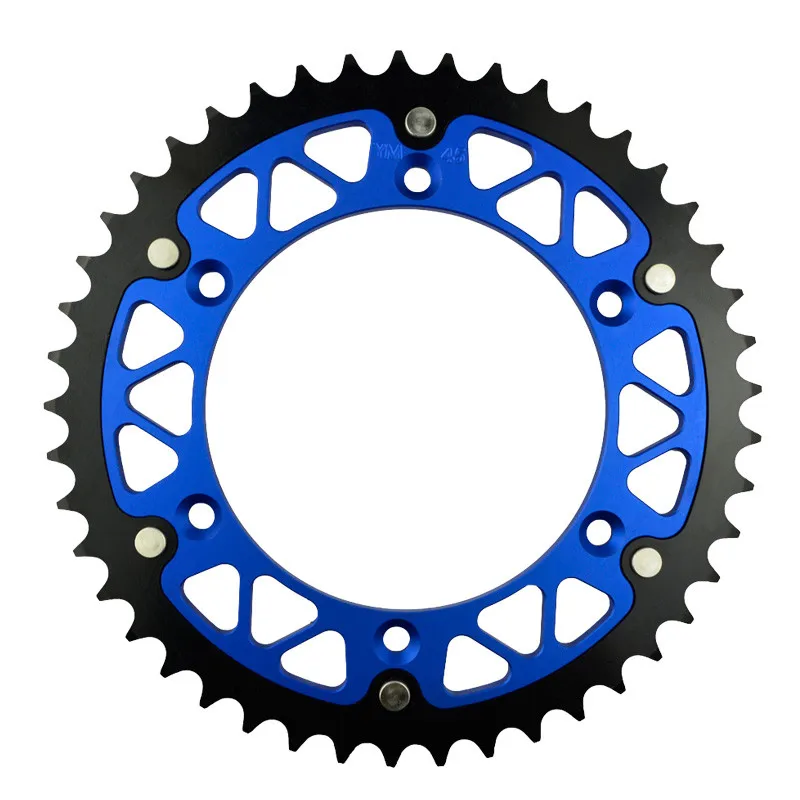 Мотоцикл Запчасти Сталь алюминиевые композитные 45-52 т сзади звездочки для Yamaha wr450f WR 450F WR450 WR 450 F 03-13 Fit 520 Сеть