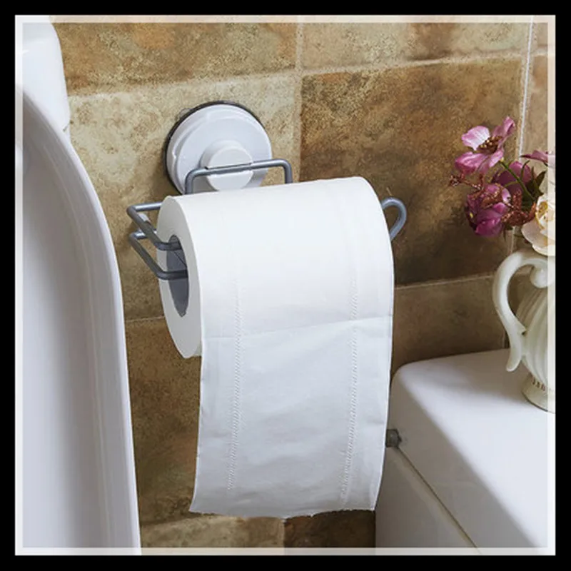 Toilet Tissue Suction Hooks Bathroom Towel Hanger Tissue Holder Toilet