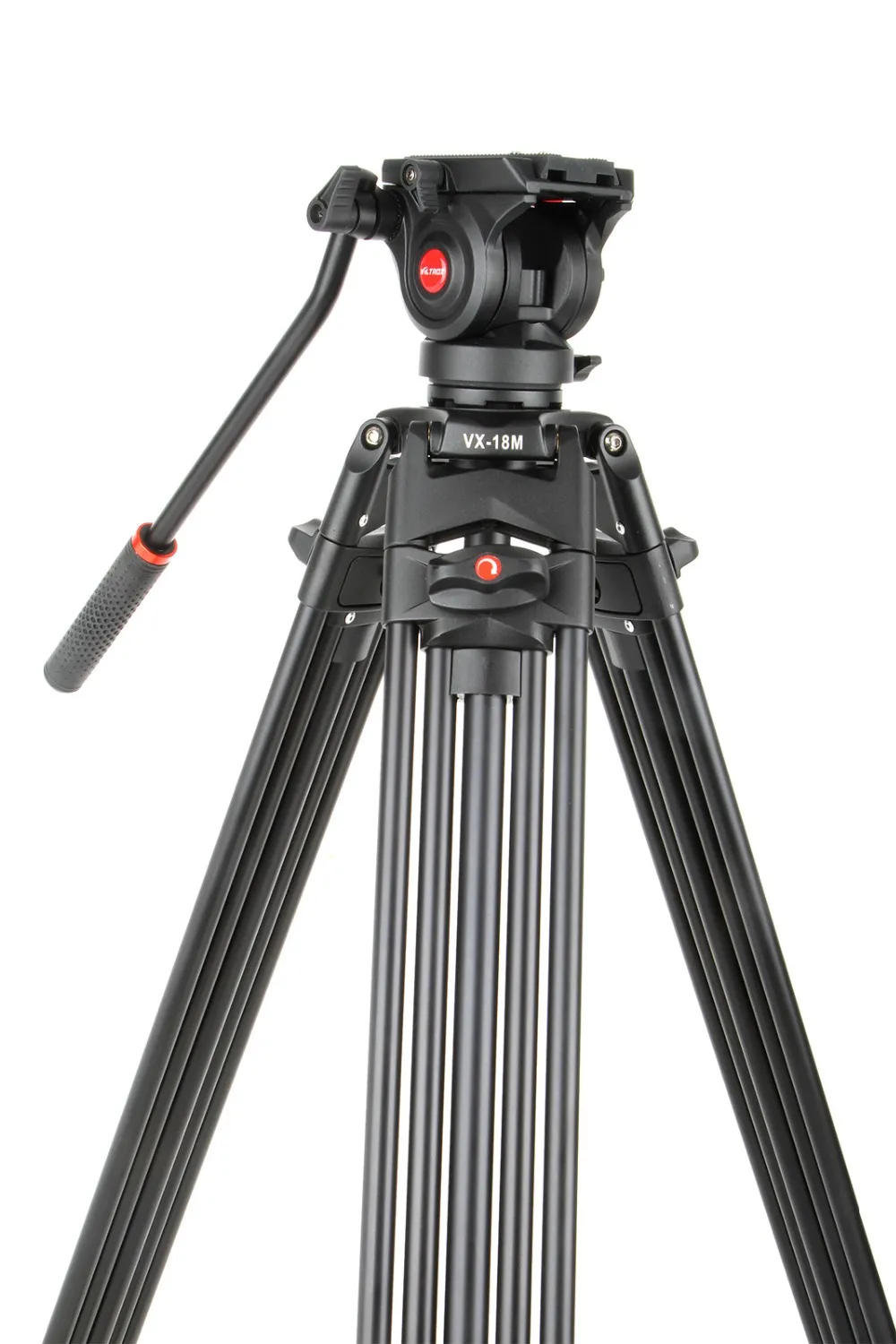 1.8M Tripod Viltrox VX-18M Pro Heay Duty Aluminum Video Tripod + Fluid Pan Head + Carry Bag for Camera DV DSLR Comcorder Video
