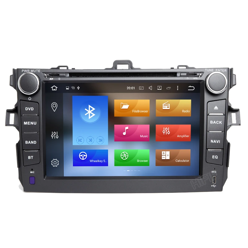 Top IPS Octa Core IPS 4G RAM Android 8.0 Car DVD Player for Toyota Corolla 2007 2008 2009 2010 2011 Car Radio With 32G ROM Bluetooth 1
